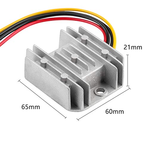 DC 12V Step Up to 24V 3A 72W ConverterBoost Converter DC Voltage Regulator Power Converter Waterproof Module Transformer for Golf Cart Club Car