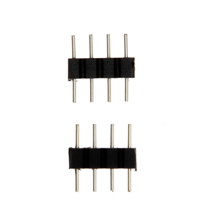 SUPERNIGHT 1 to 3 LED Strip Splitter 4 Pin Connector Cable Wire 12 Compatible with RGB 5050 LED Lights Strip