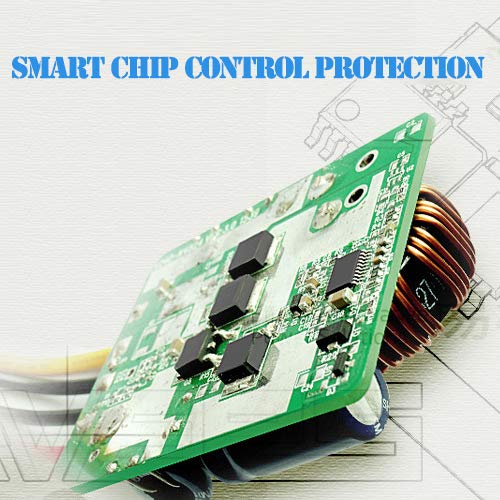 SUPERNIGHT DC Voltage Reducer Automatic Buck Boost Converter DC 9V-40V to 24V 6A Step Down Up Regulator Waterproof Module Transformer for Golf Cart Club Car