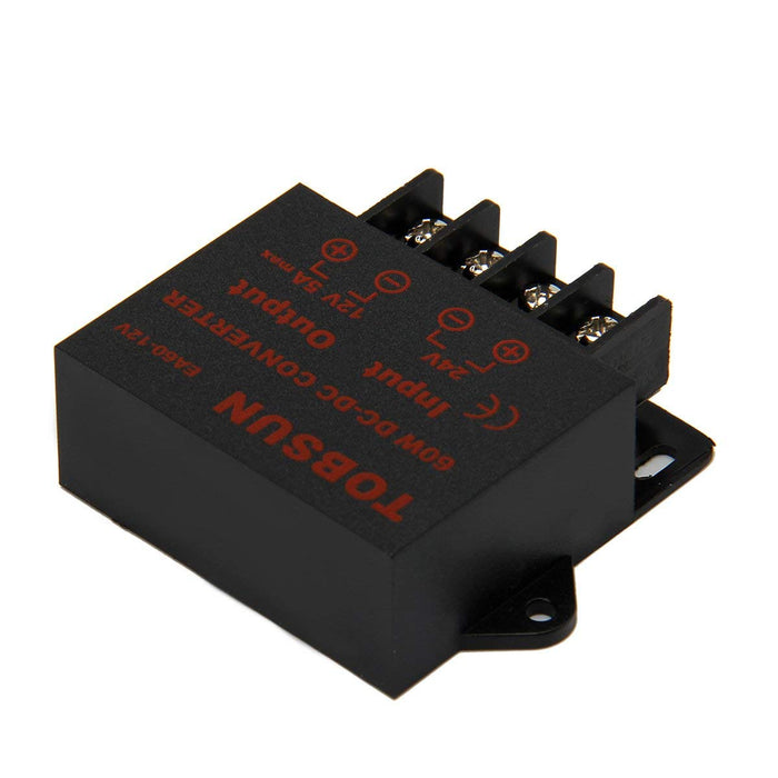 SUPERNIGHT DC 24V to 12V 5A 60W Converter Step Down Regulator for Car Low Voltage Transformer