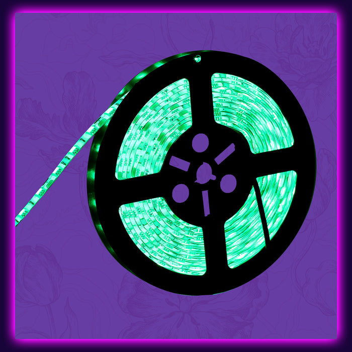 SUPERNIGHT Green LED Strip Light, 16.4ft 5050 SMD 300led Rope Lights, IP65 Waterproof Lighting