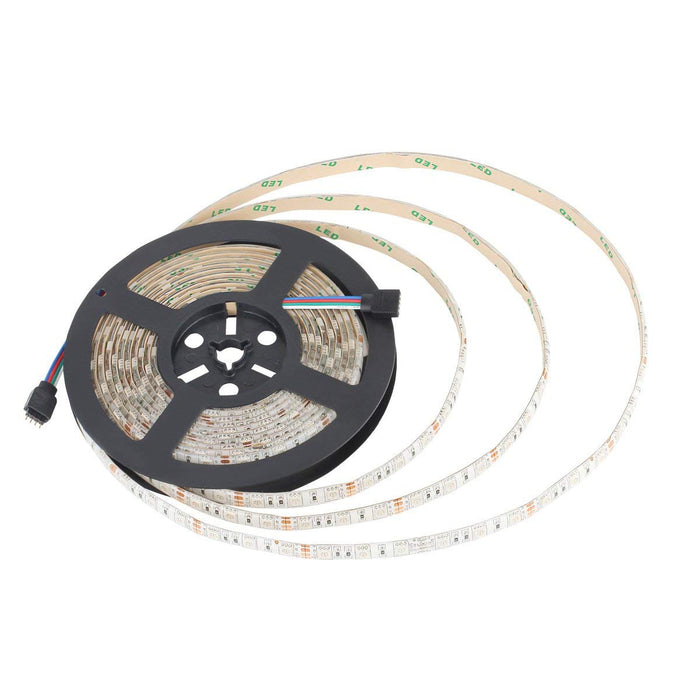SUPERNIGHT 16.4FT SMD 5050 Waterproof 300LEDs RGB Flexible LED Strip Light Lamp Kit + 44Key IR Remote Controller(Power supply is not included)