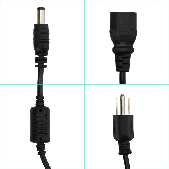 AC 100V-240V to DC 12V 10A 120W Power Supply Adapter Transformer Converter Regulator, 5.5mm x 2.1mm DC Plug, 12Volt 10Amp Wall Power Plug for DC12V 5050 5630 Flexible LED Strip Lights