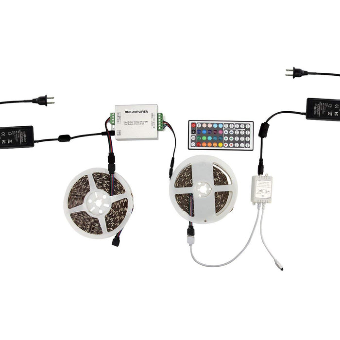SUPERNIGHT DC 12~24V 12A Data Repeater LED RGB Signal Amplifier for SMD 3528 5050 LED Strip Light