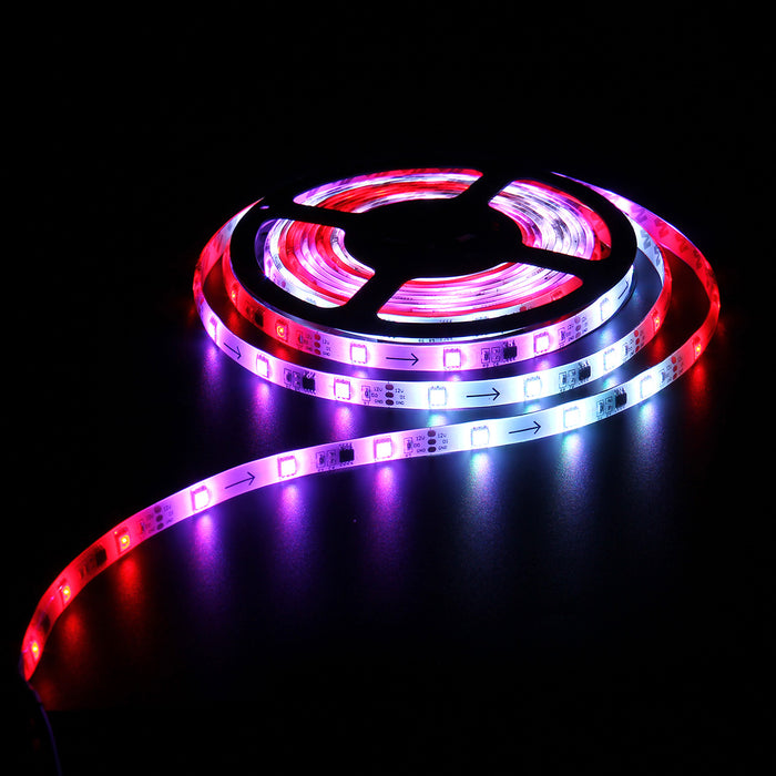 Supernight 5M Dream Color LED Strip Light WS2811 Waterproof 5050 Chasing Effect Addressable Ribbon Light with Power Adapter