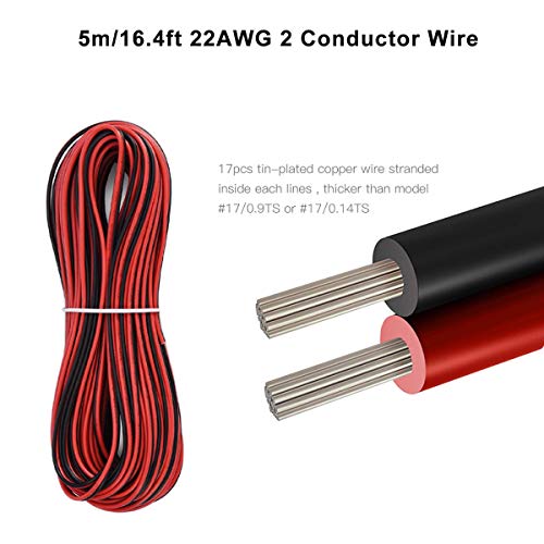 thumbnail image 2 of 20 Pack 8-in-1 LED Strip Connectors, For 8mm 2-Pin COB/SMD 2835/3528 LED Strips 2 of 11