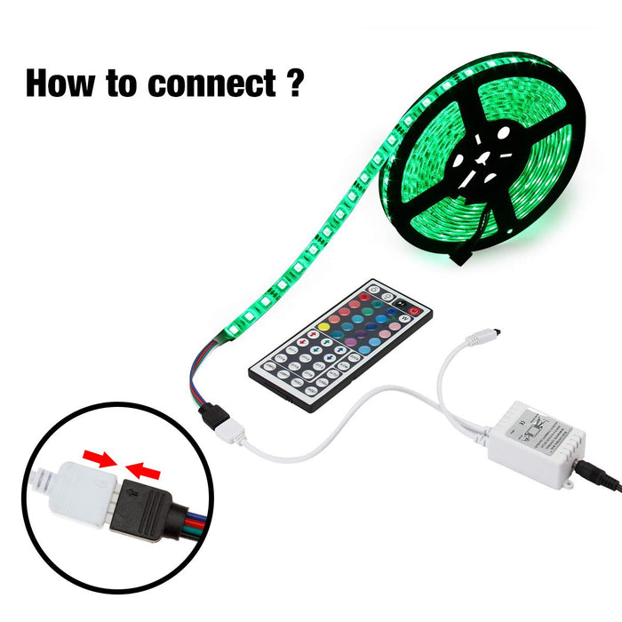 Remote Led Smd SUPERNIGHT RGB LED Light Strip Remote Controller, 44 Keys IR Remote Co ...